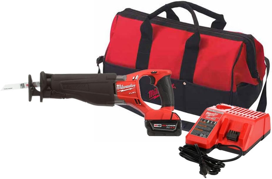 Milwaukee 2720-21 M18 Fuel 18-Volt Lithium-Ion Brushless Cordless Sawzall Reciprocating Saw Kit - Image 1