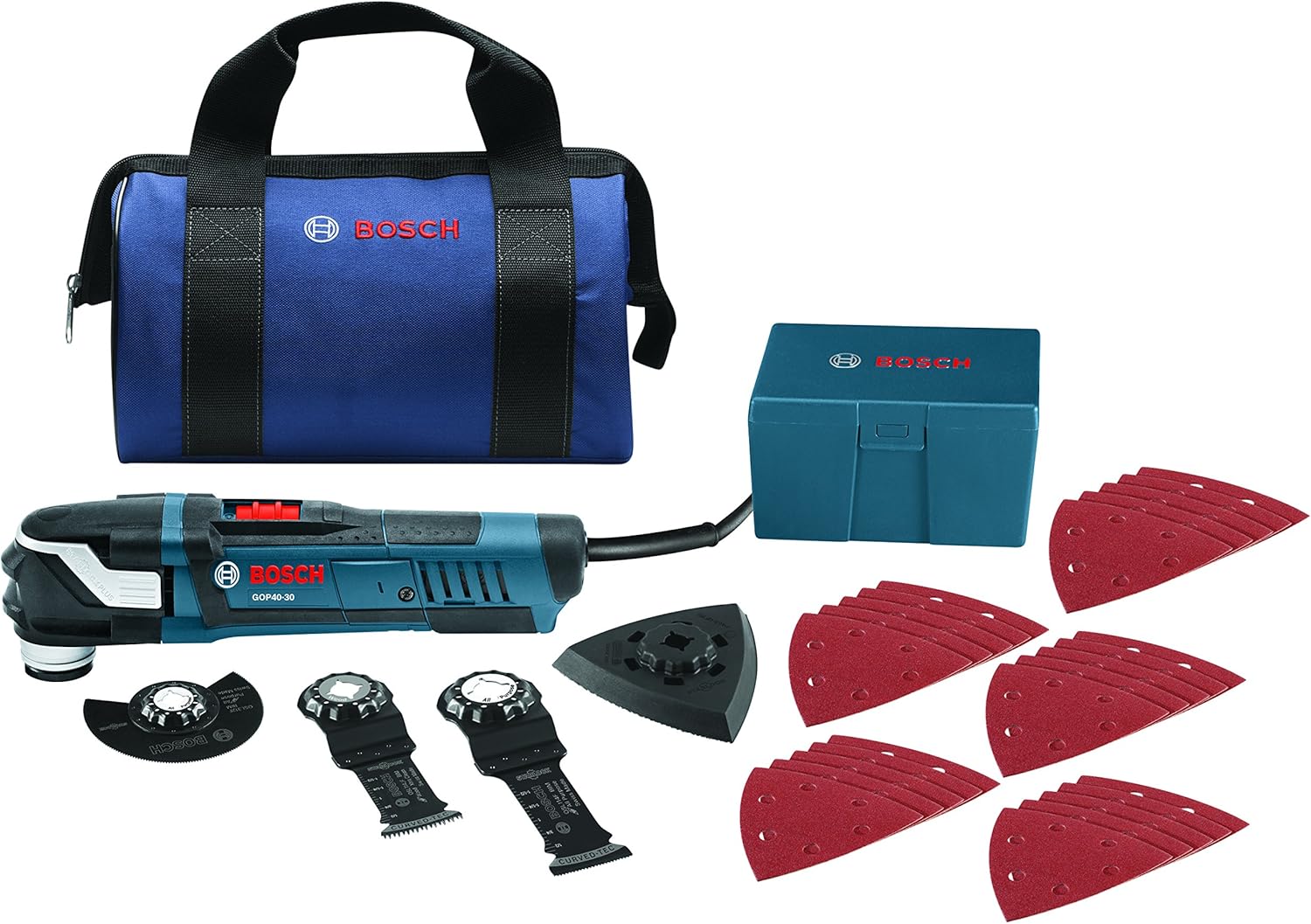 Oscillating Tool Kit, 120 V AC, Corded, 3  Degrees Oscillation Angle, Starlock Plus Series - Image 1