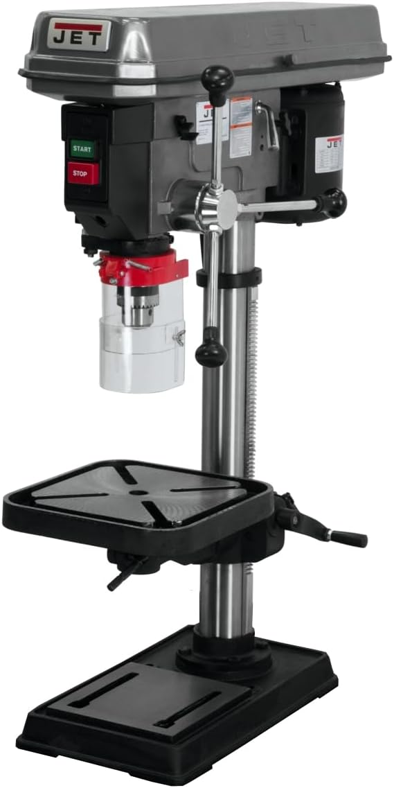 3/4 HP 15 in. Benchtop Drill Press with Worklight, 16-Speed, 115-Volt, J-2530 - Image 1