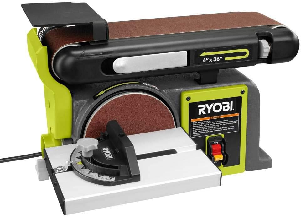 Corded 4 in x 36 in. Belt and 6 in. Disc Sander - Image 1