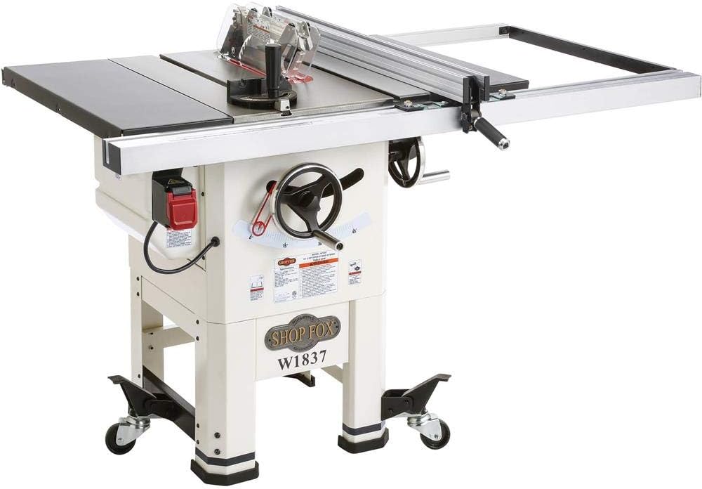 Shop Fox 2 HP 10in Hybrid Open Stand Table Saw - Image 1