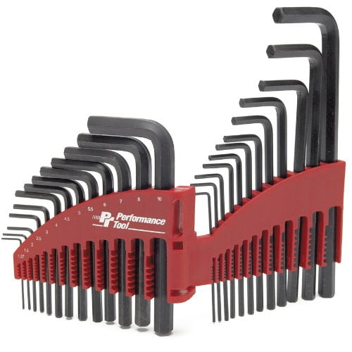 Performance Tool W80281 25pc SAE/MET Hex Key Set - Image 1