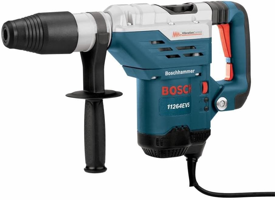 13 Amp Corded 1-5/8 in. SDS-max Variable Speed Rotary Hammer Drill with Auxiliary Side Handle and Carrying Case - Image 1