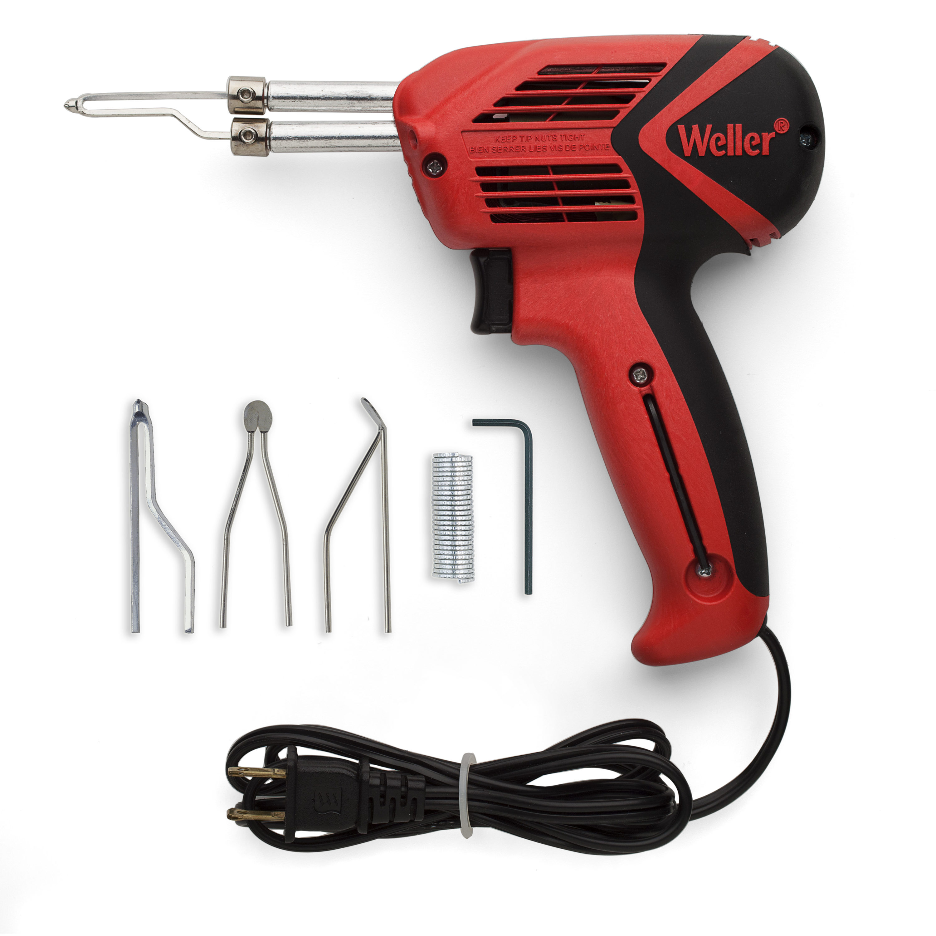 Weller 120V Dual Heat 140/100W Universal Soldering Gun Kit with 6 Second Heat Up Time and LED Lighting - Image 1