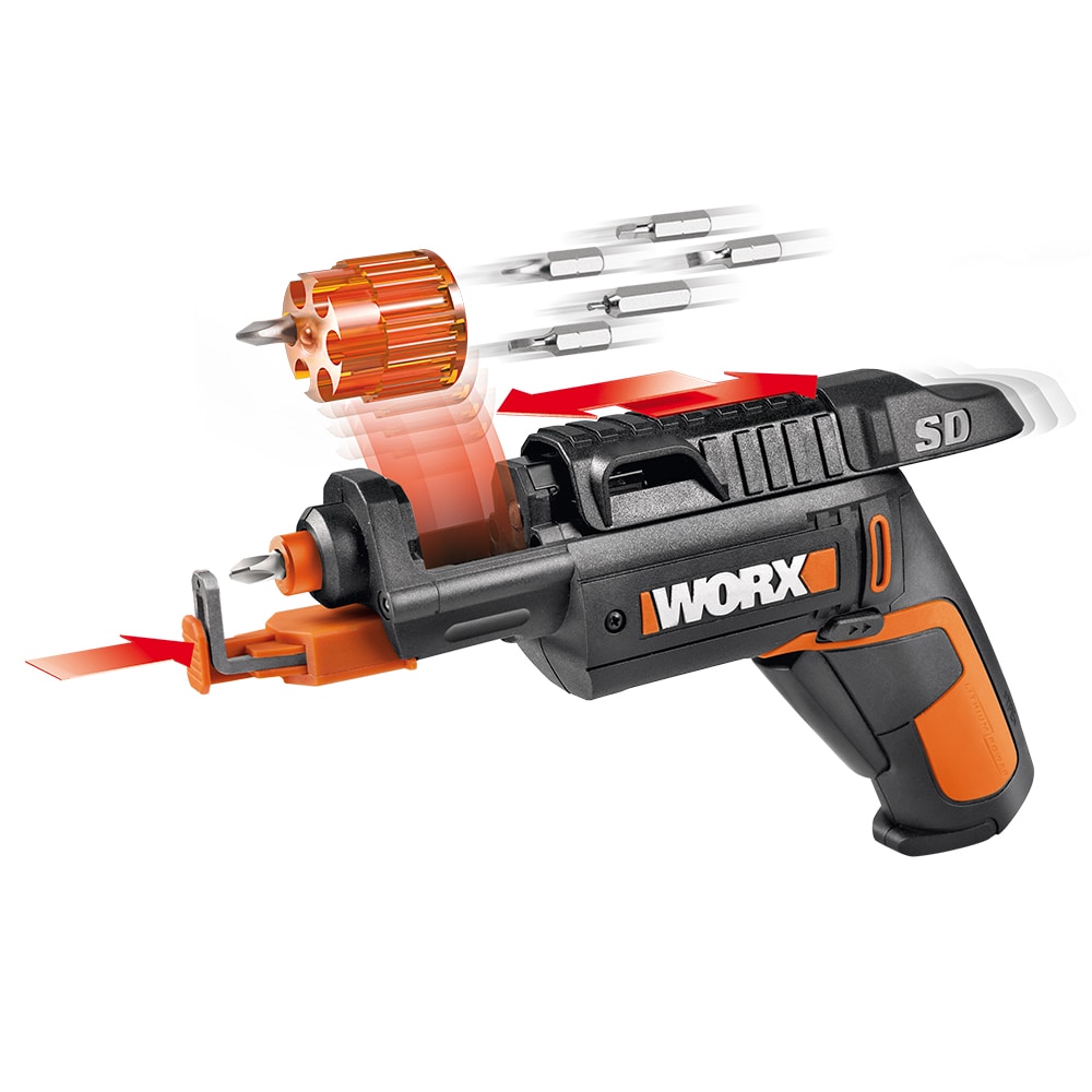 WORX SD Driver 4 -Piece 1/4-in 3-in Multi-Bit Replaced Hex Screwdriver - Image 1