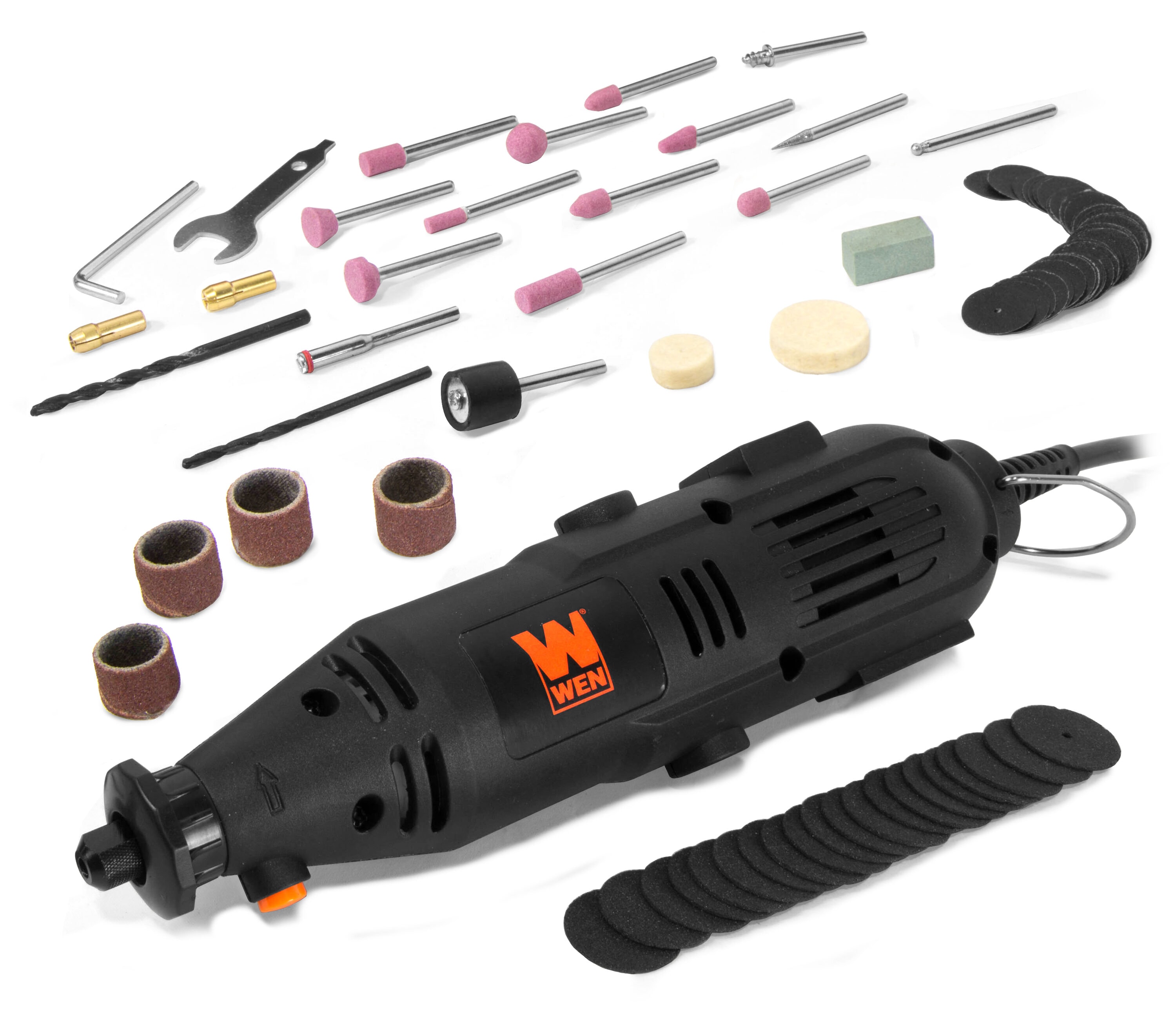 1 Amp Variable Speed Rotary Tool with 100 Plus Accessories - Image 1