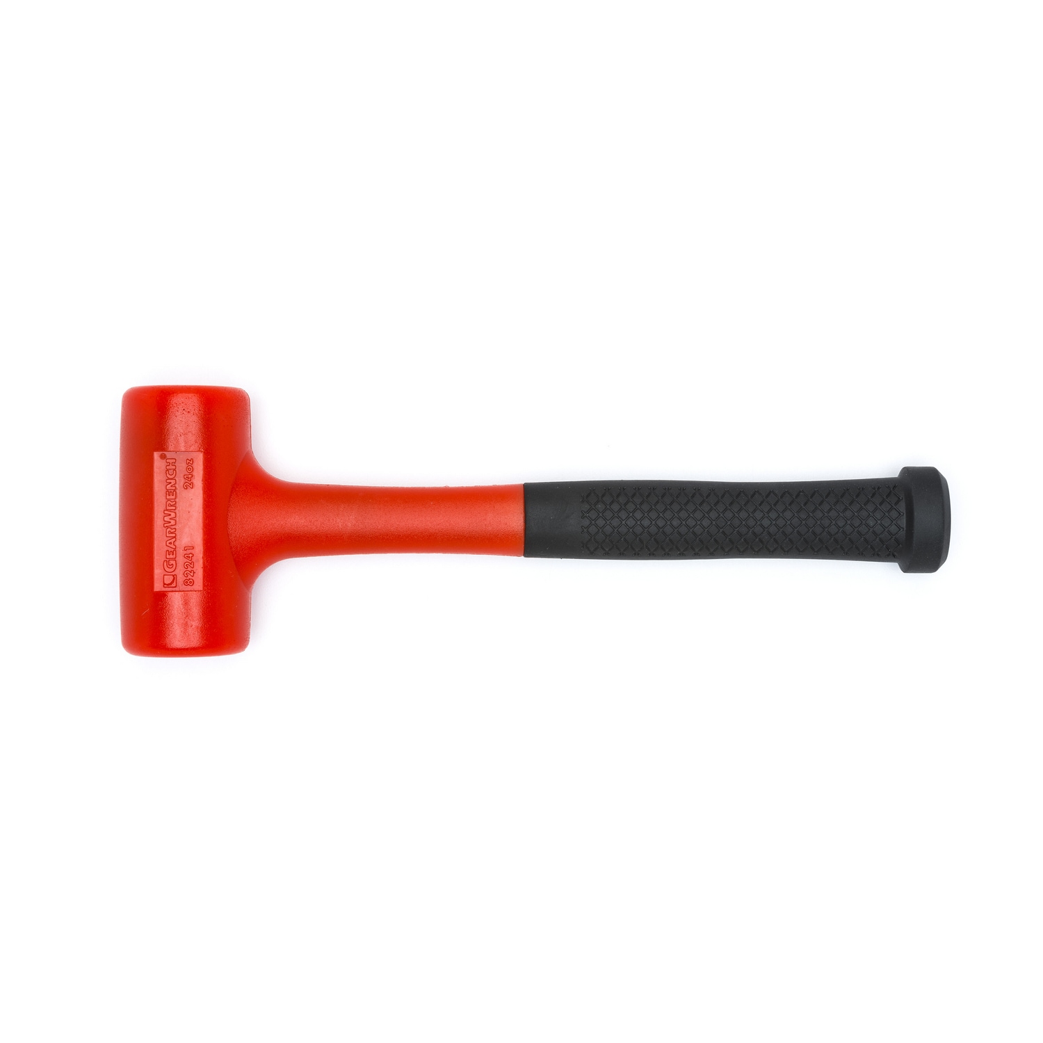 GEARWRENCH 18 -oz Steel Head Rubber Handle Soft-faced Dead blow hammer - Image 1