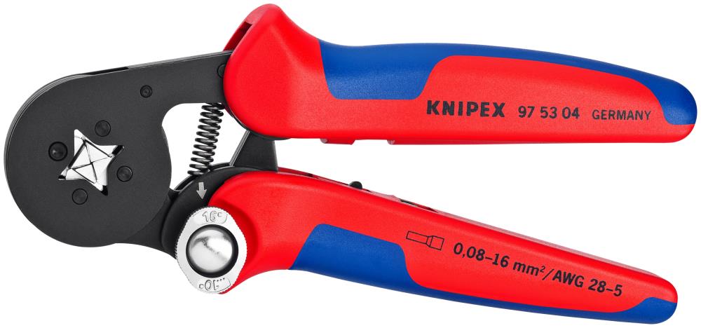 Knipex Crimping Pliers Self Adjusting for Wire Ferrules 180mm - Image 1