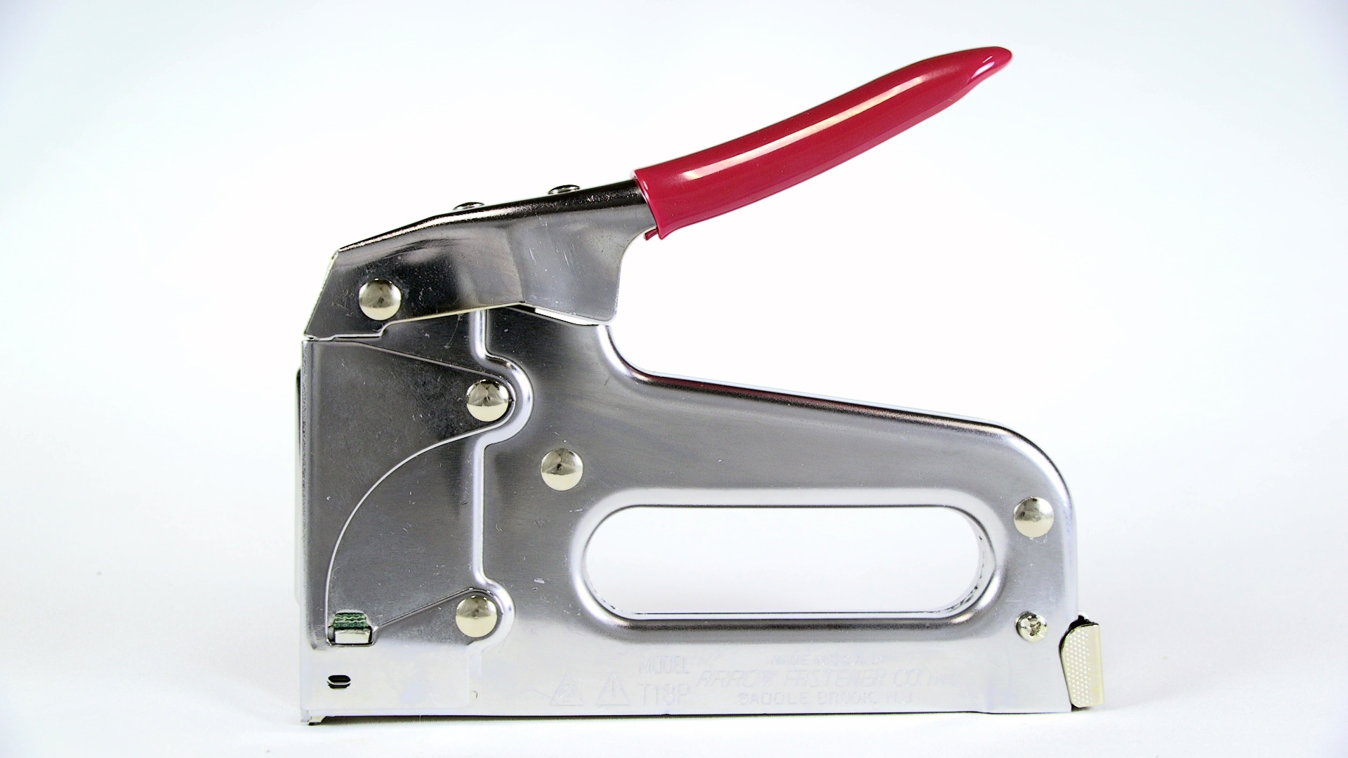 Arrow Fastener T18 Light Duty, Round Crown, Manual Staple Gun - Image 1