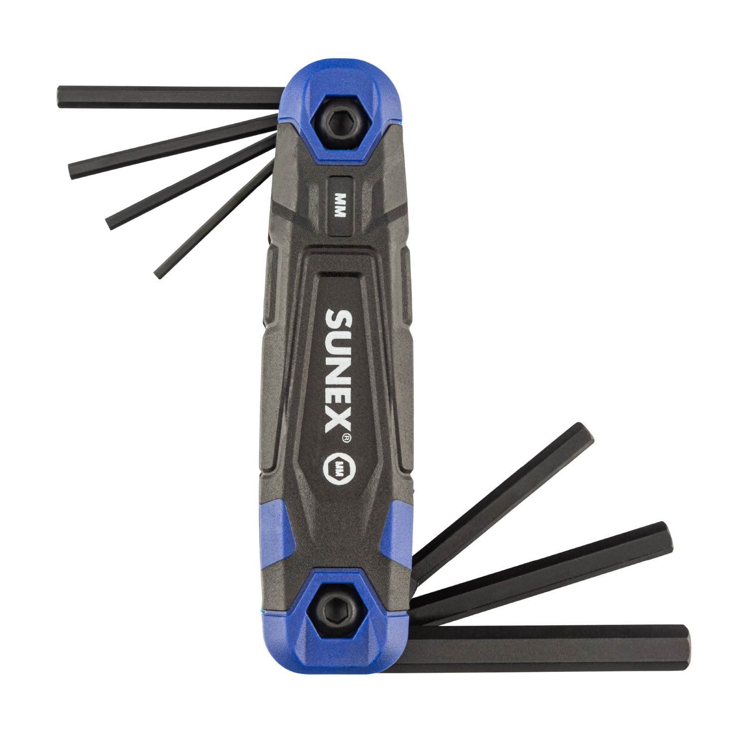 SUNEX TOOLS Assorted Metric and standard (SAE) 17 -Pieces Hex key set - Image 1