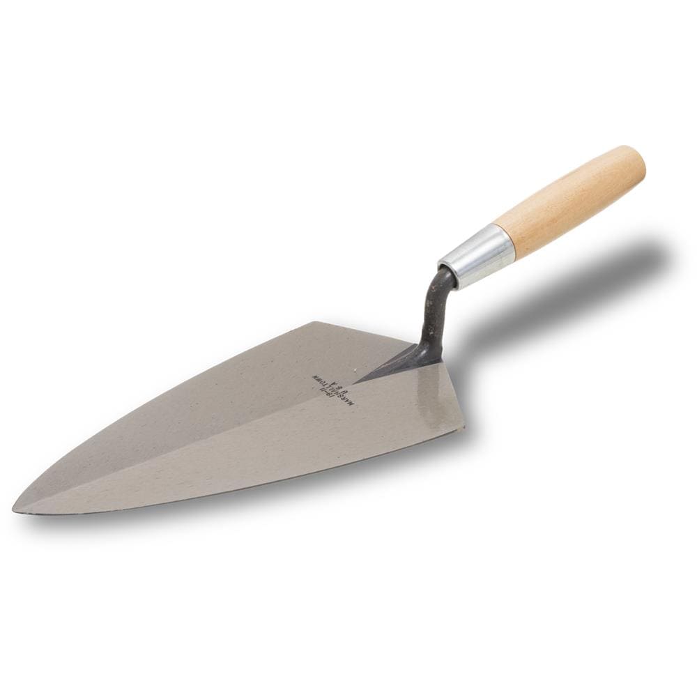 Marshalltown 10-in x 5-in High carbon steel Brick Wood Handle Trowel - Image 1