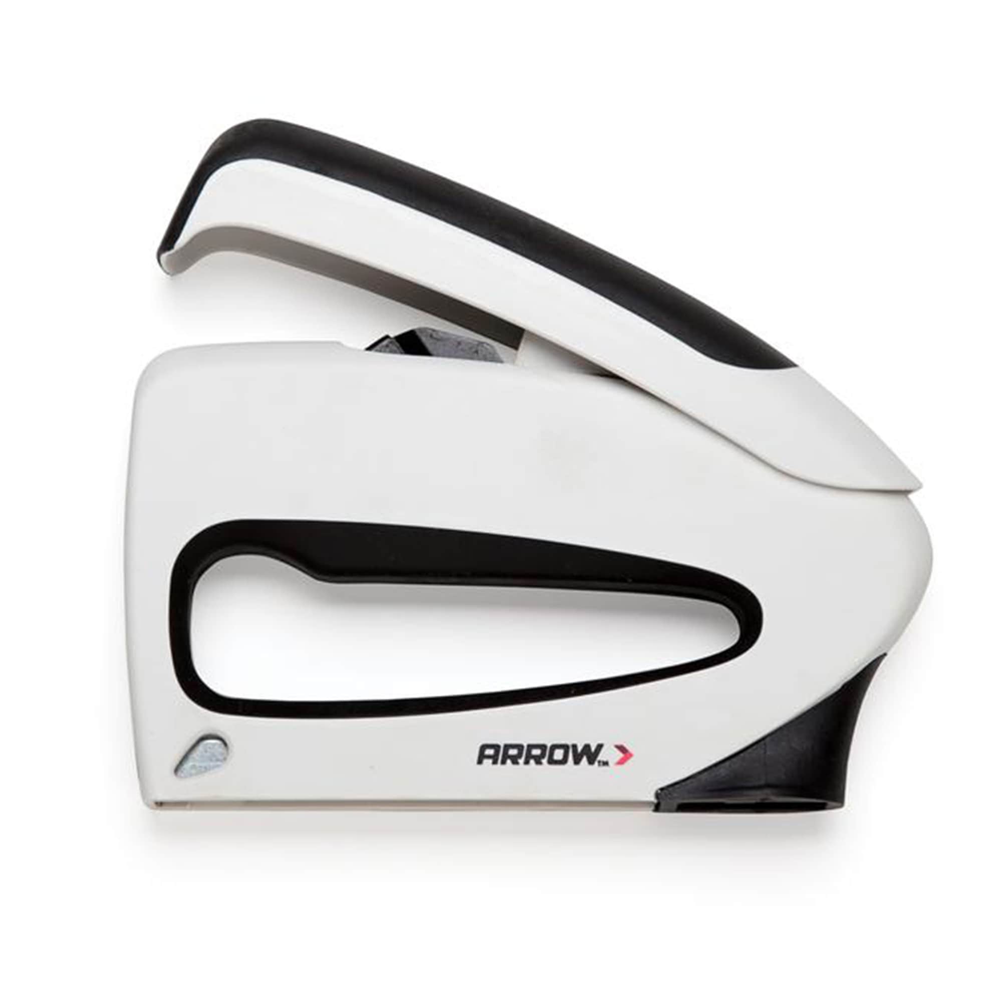 Arrow TT21 TruTac Forward Action Staple Gun, Manual Push Stapler for Upholstery, Crafts, Decorating, and Repairs, Fits JT21 Thin Wire Staples - Image 1