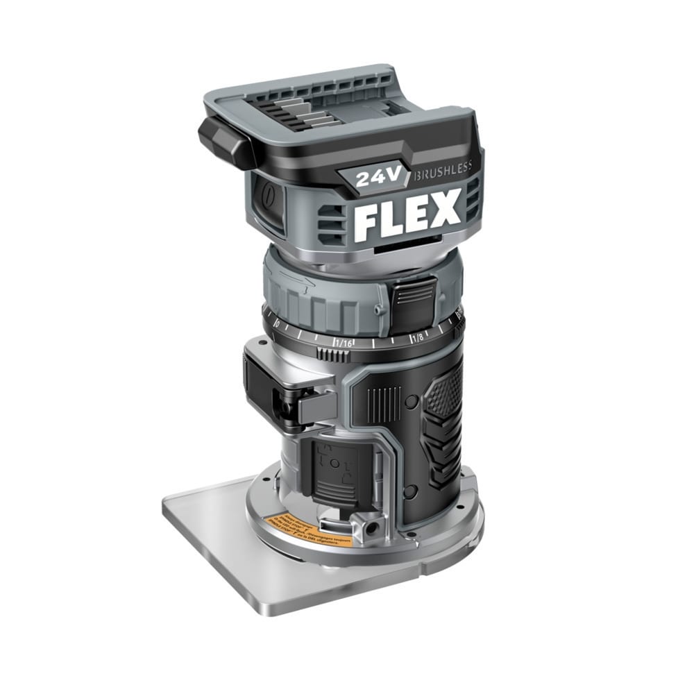 FLEX 24V Brushless Cordless 1.5 HP Trim Router Tool, Battery and Charger Not Included - FX4221-Z - Image 1