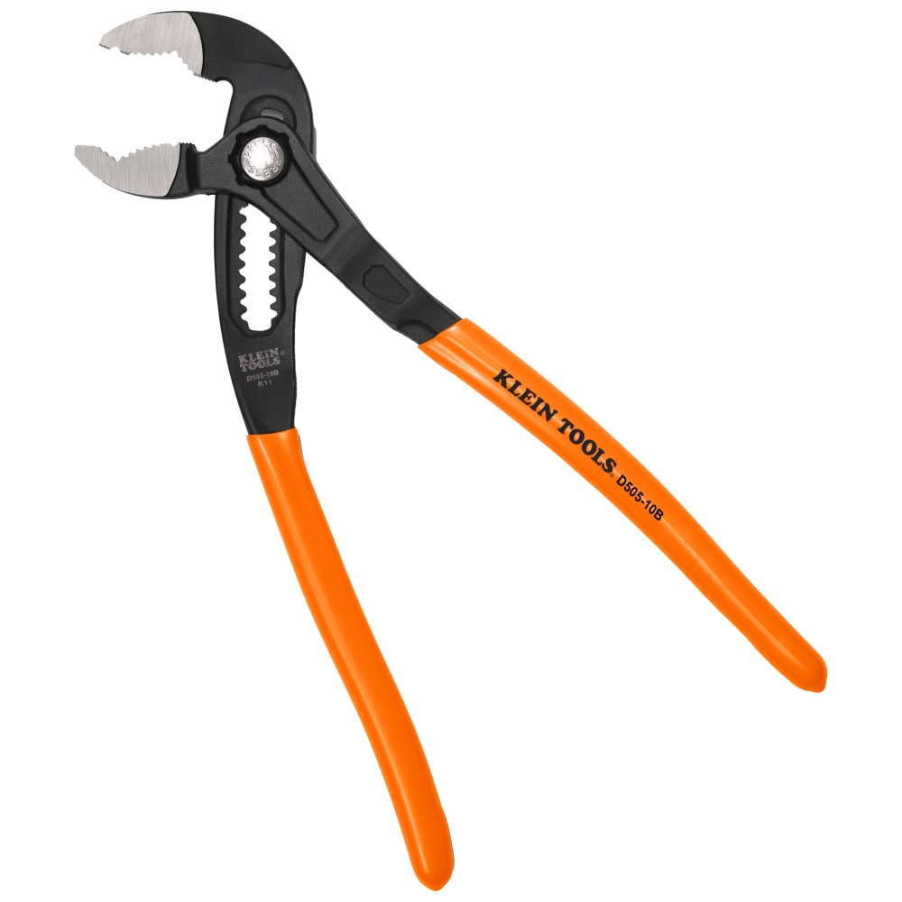 Klein Tools Quick-Adjust Klaw Pump Pliers, 10-Inch - Image 1