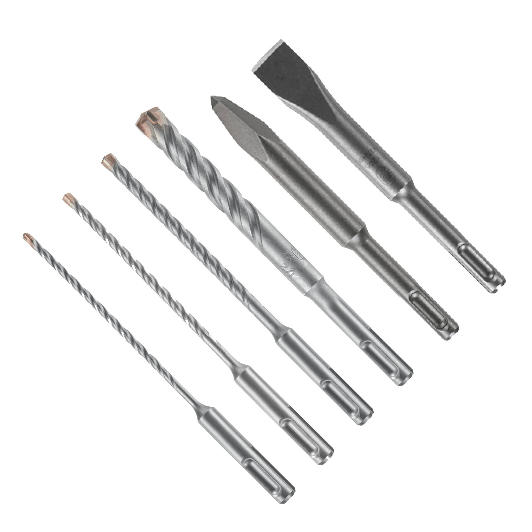 Bosch Bulldog 6 -Piece High-carbon steel Masonry Drill Bit Set For Hammer drill - Image 1