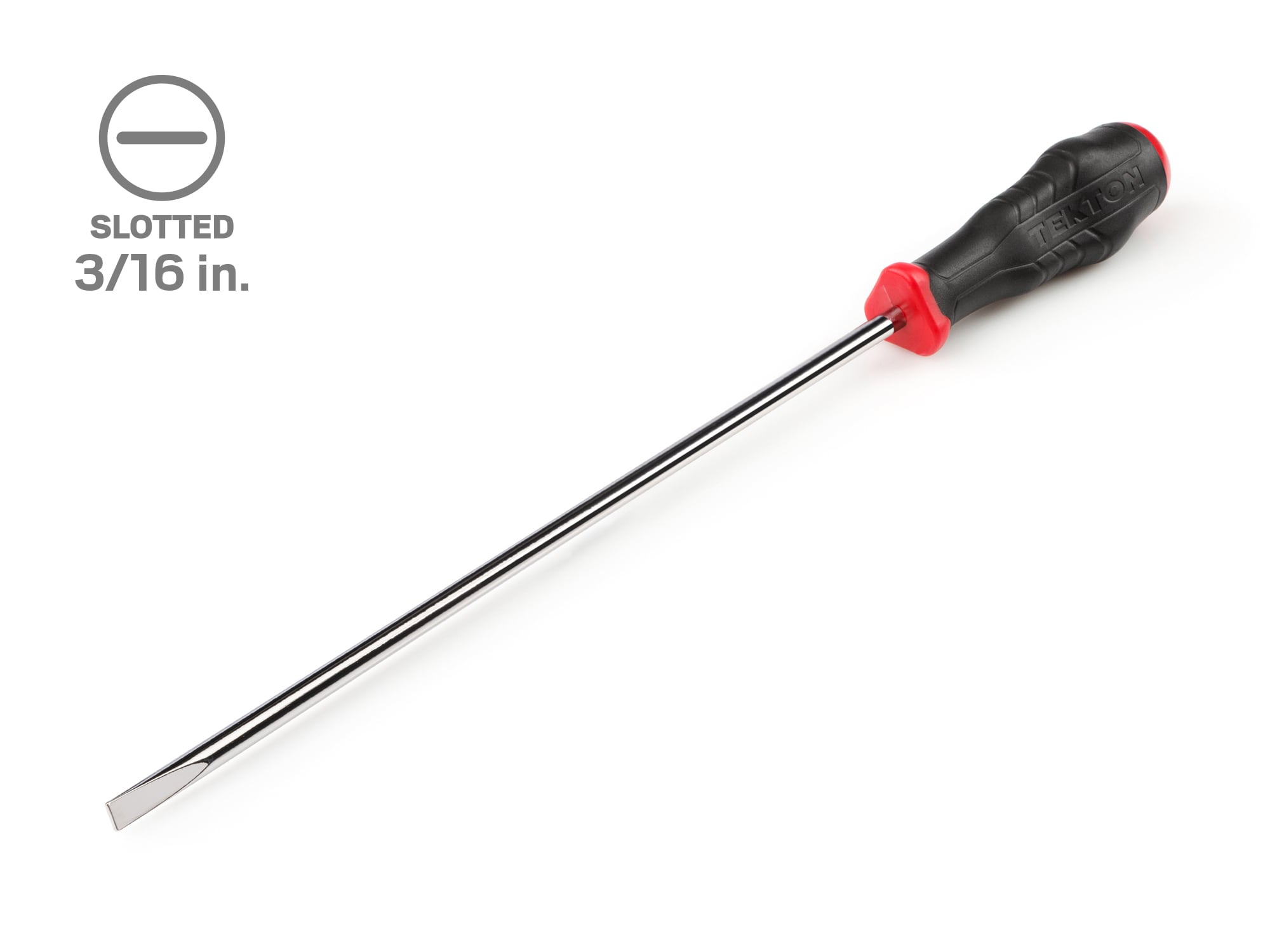 TEKTON Long 3/16 In High Torque 3/16-in 8-in Slotted Screwdriver - Image 1