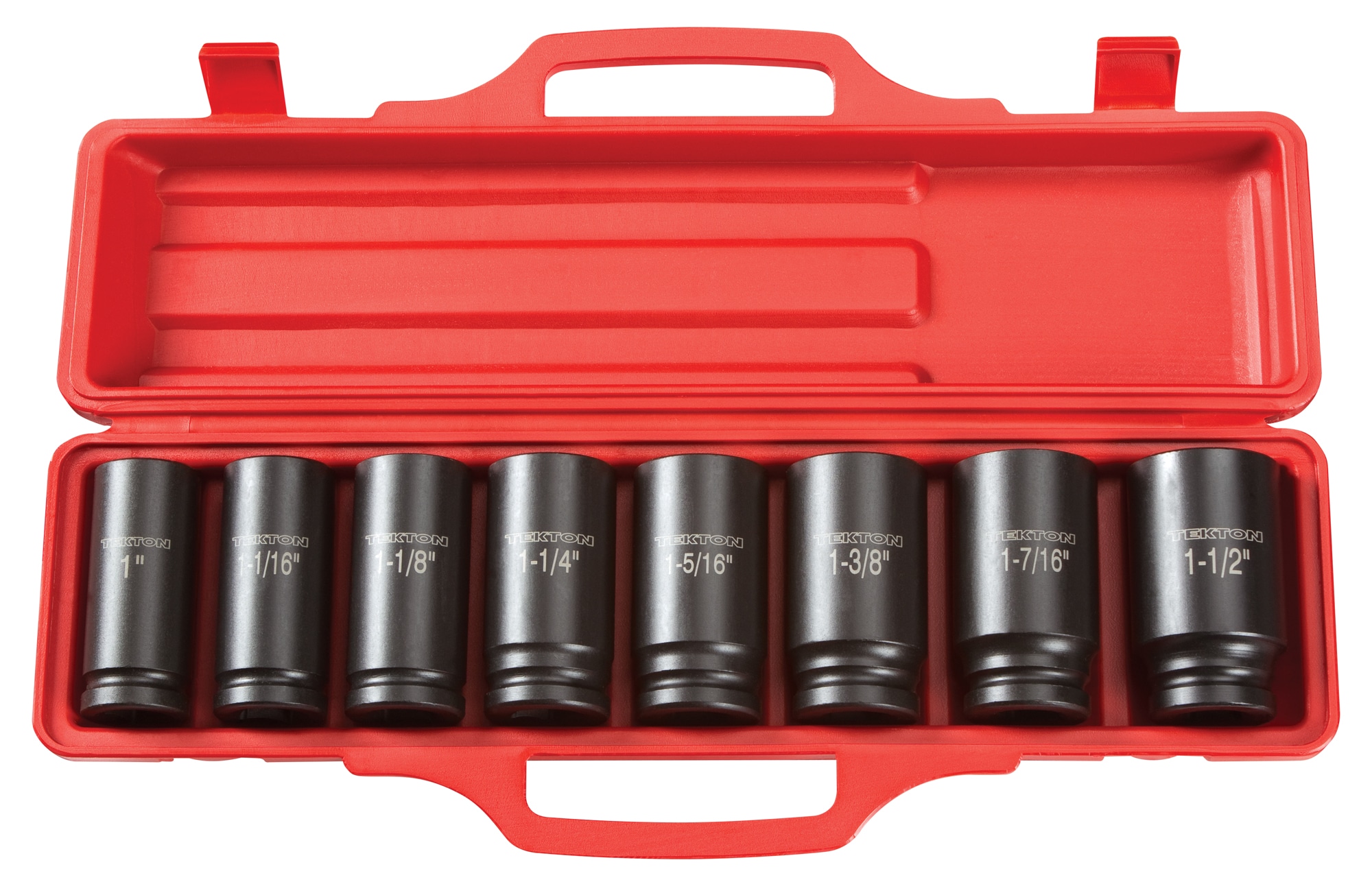 TEKTON 3/4-in Drive Standard (SAE) Deep Socket Set 8 -Pieces - Image 1