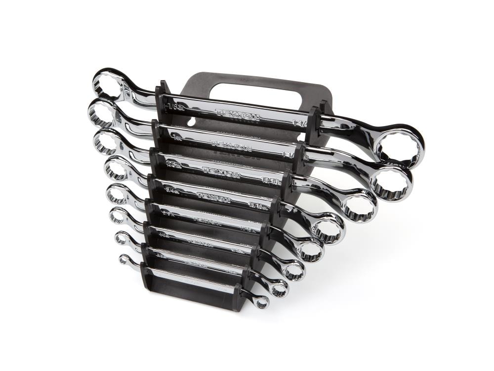 TEKTON 8 -Piece Set Standard (SAE) Offset Box end Wrench Includes Hard Case - Image 1