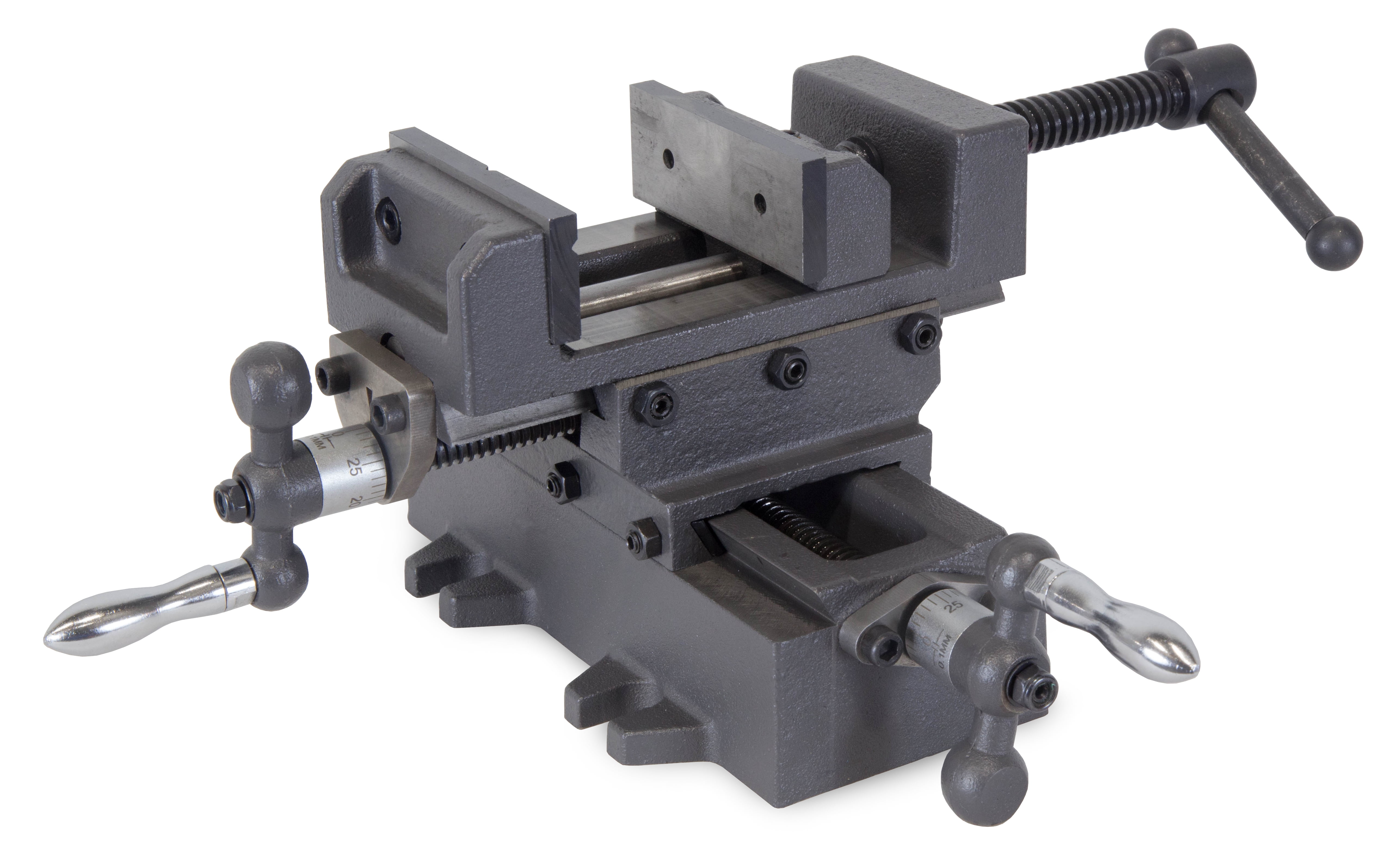 WEN Products 3.25 in. Compound Cross Slide Industrial Strength Benchtop and Drill Press Vise - Image 1