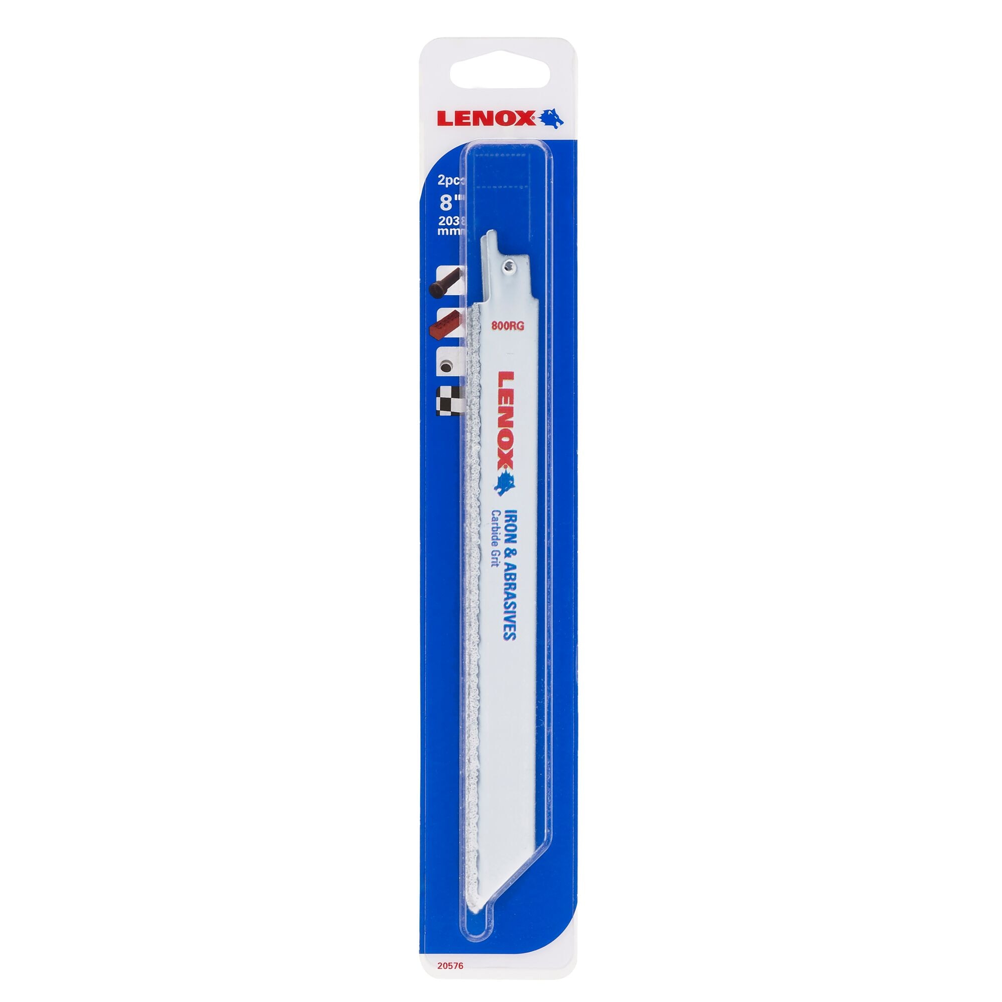 LENOX Carbide grit 8-in Grit Demolition Reciprocating Saw Blade - Image 1
