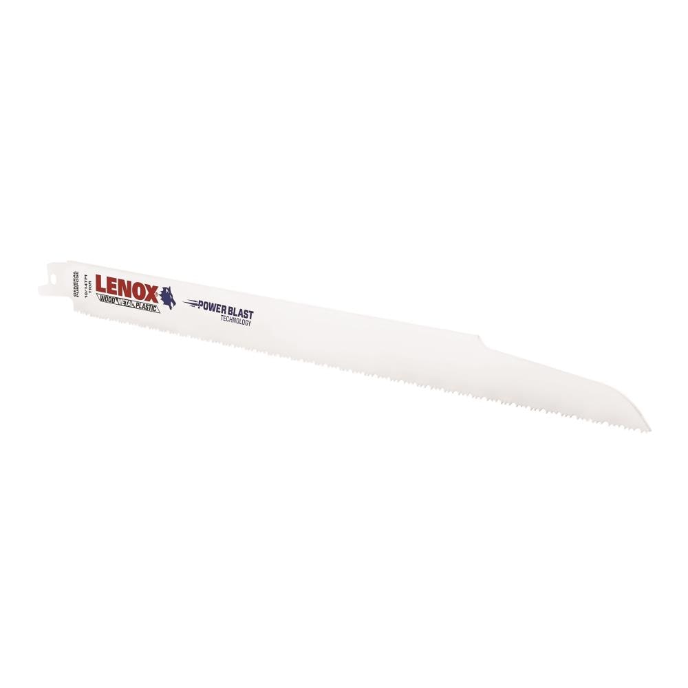 LENOX Power Blast Bi-metal 12-in 10/14 TPI Wood/Metal cutting Reciprocating Saw Blade 5 -Pack - Image 1