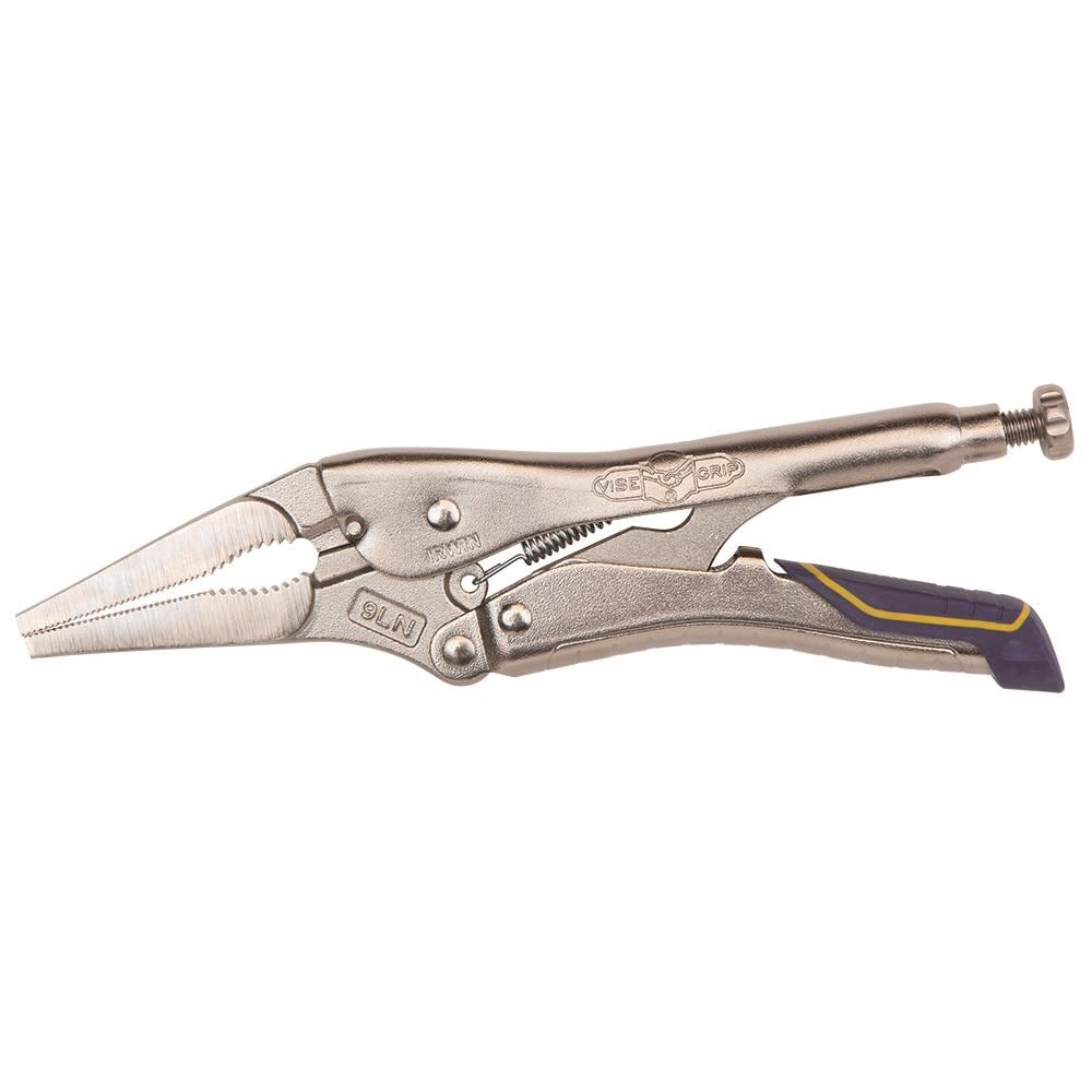 IRWIN VISE-GRIP Locking Pliers, Fast Release, Long Nose with Wire Cutter, 9-Inch (IRHT82582) - Image 1