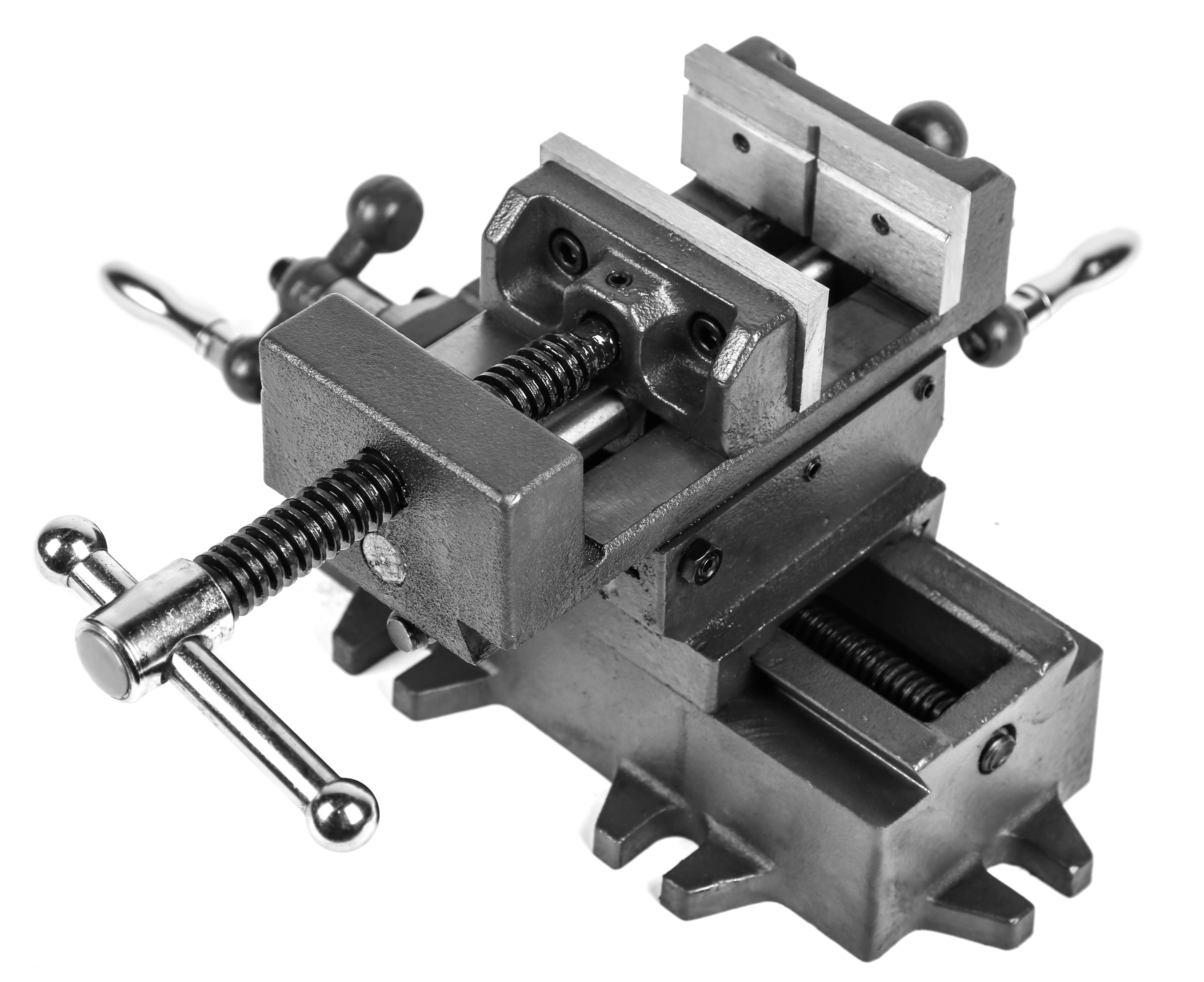 WEN 3.25-Inch Compound Cross Slide Industrial Strength Benchtop and Drill Press Vise - Image 1