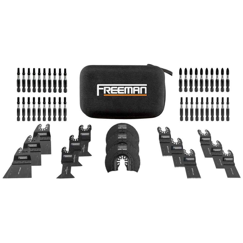 FREEMAN Driver Bits and Oscillating Blades 55 -Pack Bi-metal Oscillating Tool Blade - Image 1