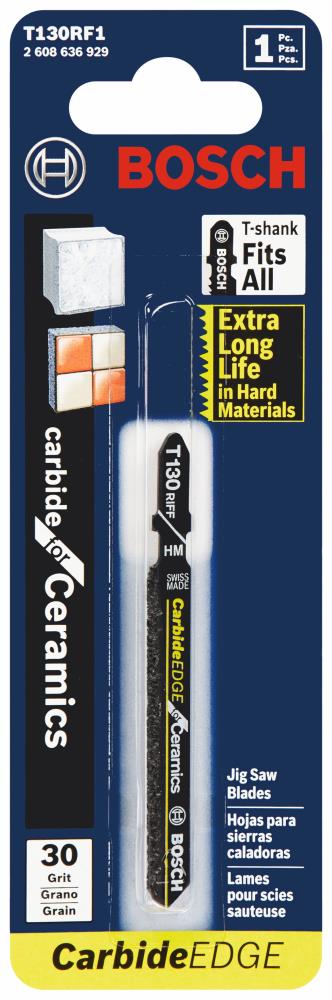 Bosch 3-1/4-in 30 grit T-shank Carbide grit Jigsaw Blade ( - Image 1