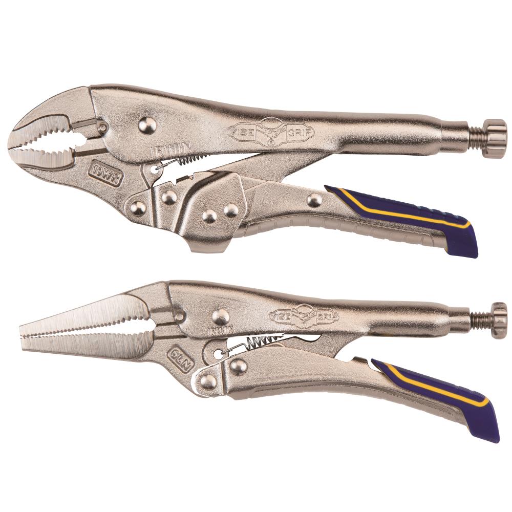 IRWIN VISE-GRIP Locking Pliers (10-Inch) & Linesman Pliers (6-Inch) Combo (IRHT82588) - Image 1