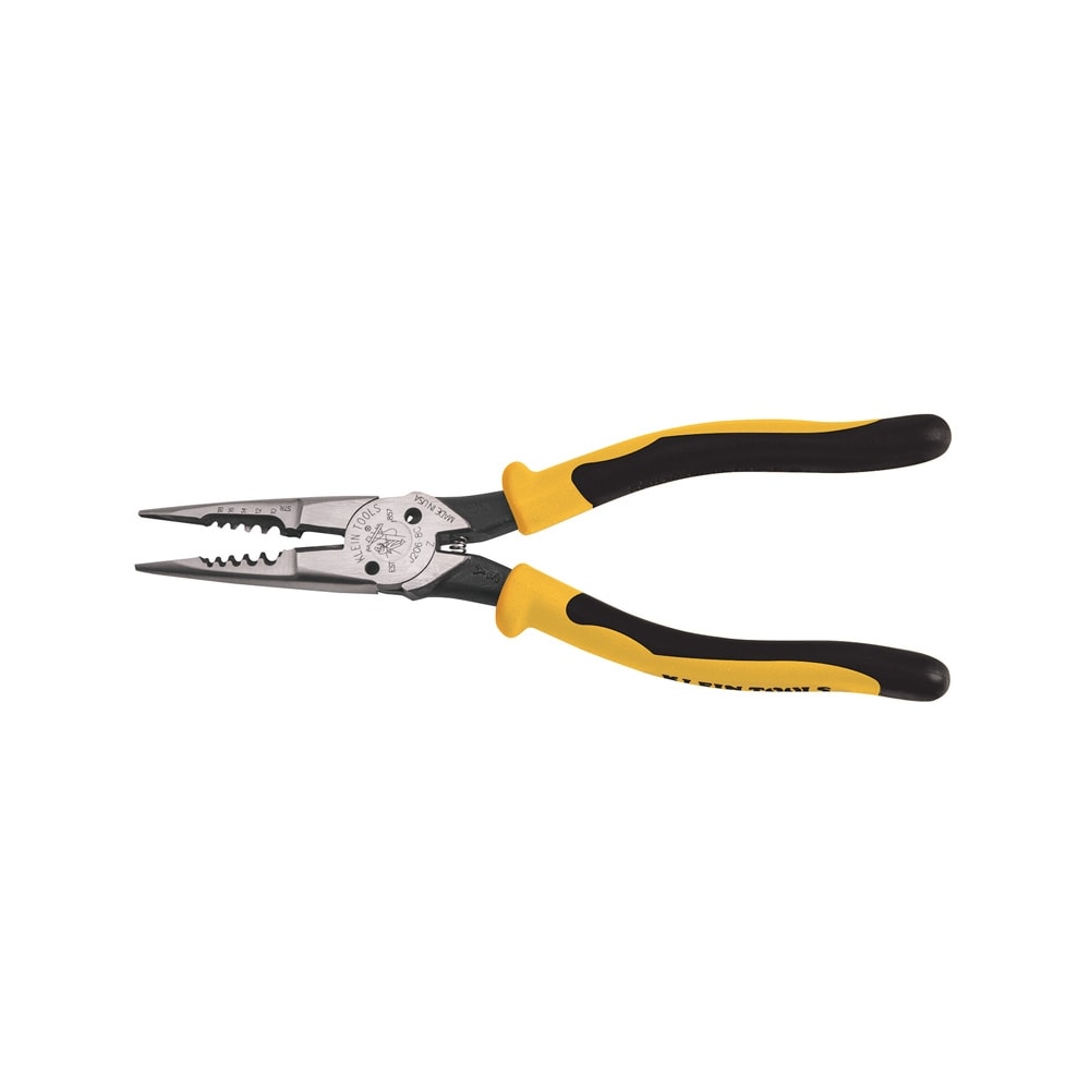 Klein Tools Pliers, All-Purpose Needle Nose, Spring Loaded, Cuts, Strips, 8.5-Inch - Image 1