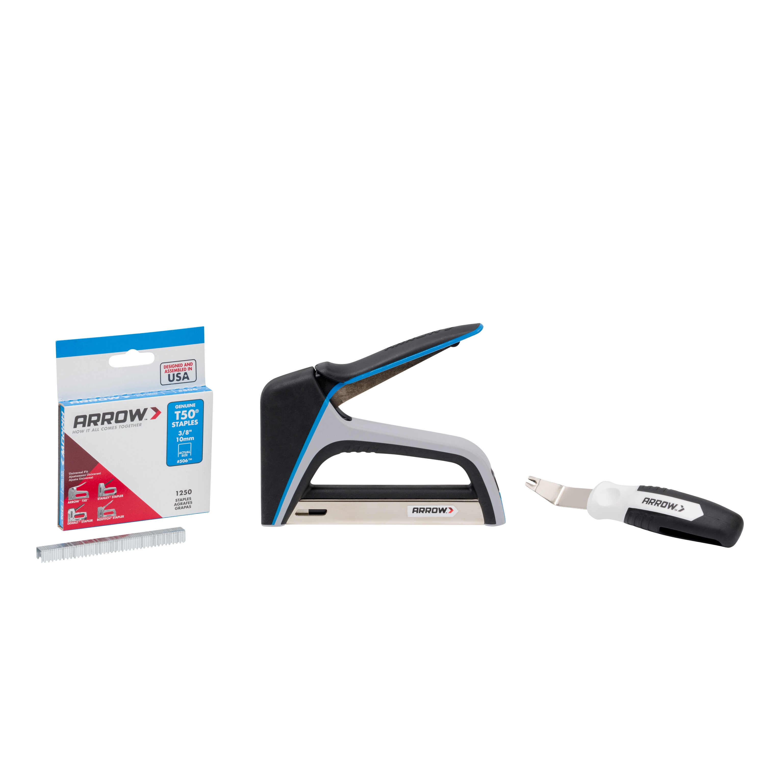 Arrow Fastener T50X TacMate Heavy Duty Staple Gun Heavy Duty, Medium, Manual Staple Gun - Image 1