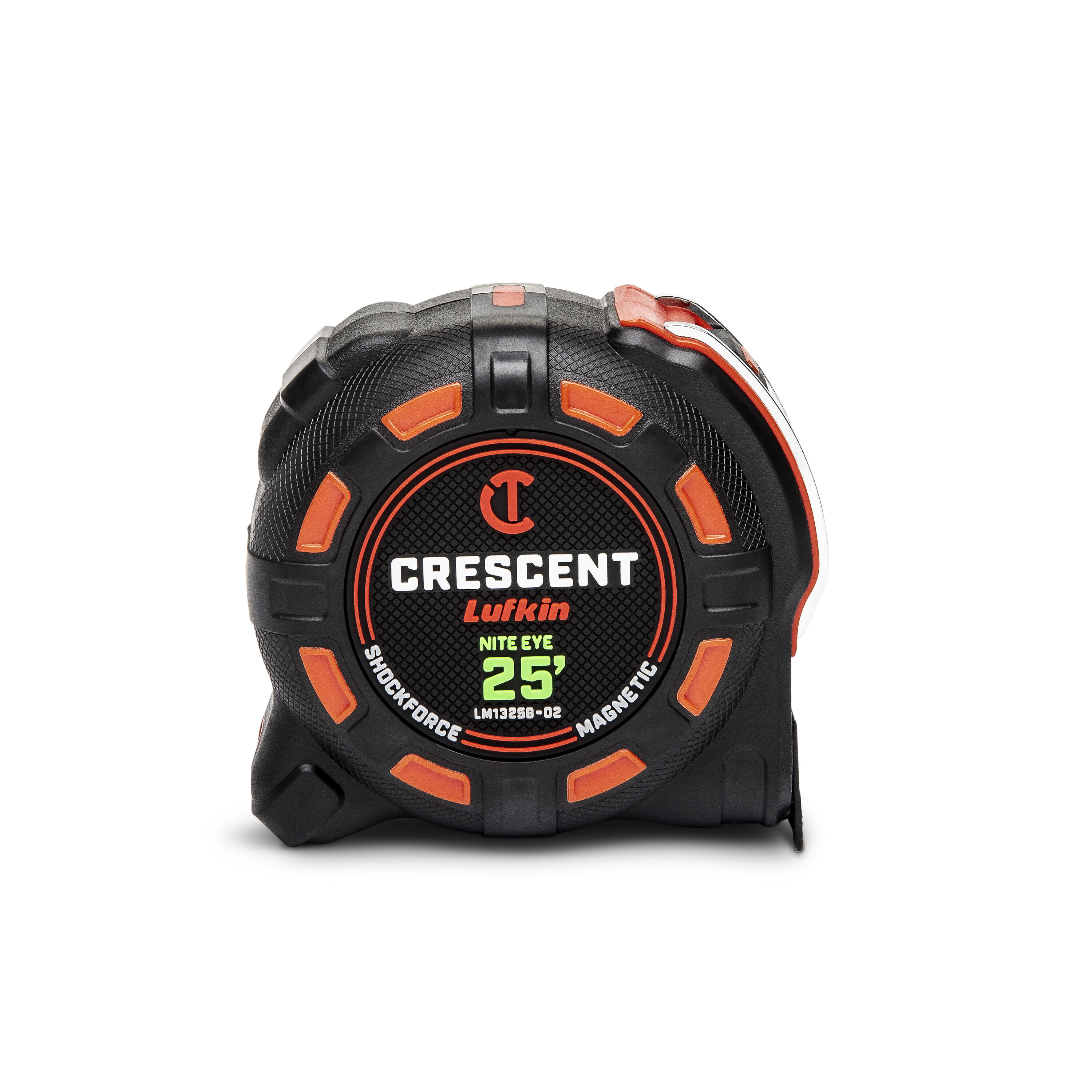 Crescent Lufkin 25 Ft. SHOCKFORCE NITE EYE Magnetic Tape Measure | LM1325B-02 - Image 1