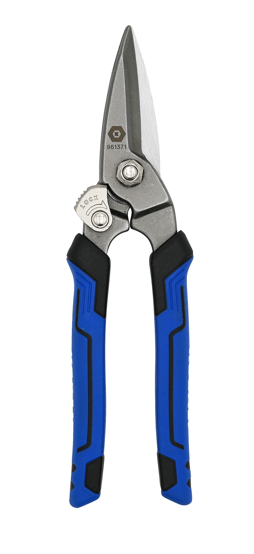 Kobalt 3-in Serrated Molded Grip Heavy Duty Scissors - Image 1