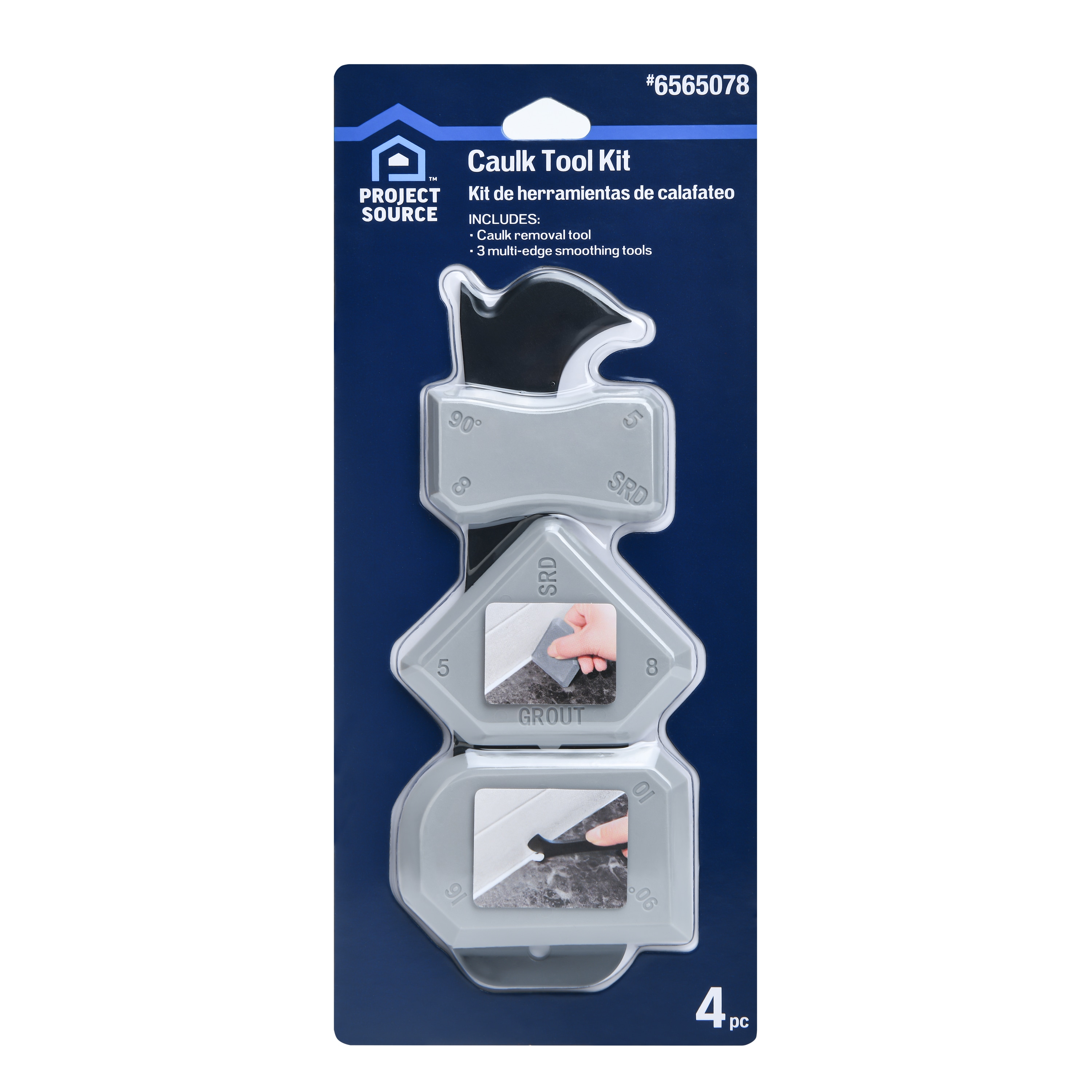 Project Source 4 -Pack Caulk tool kit - Image 1