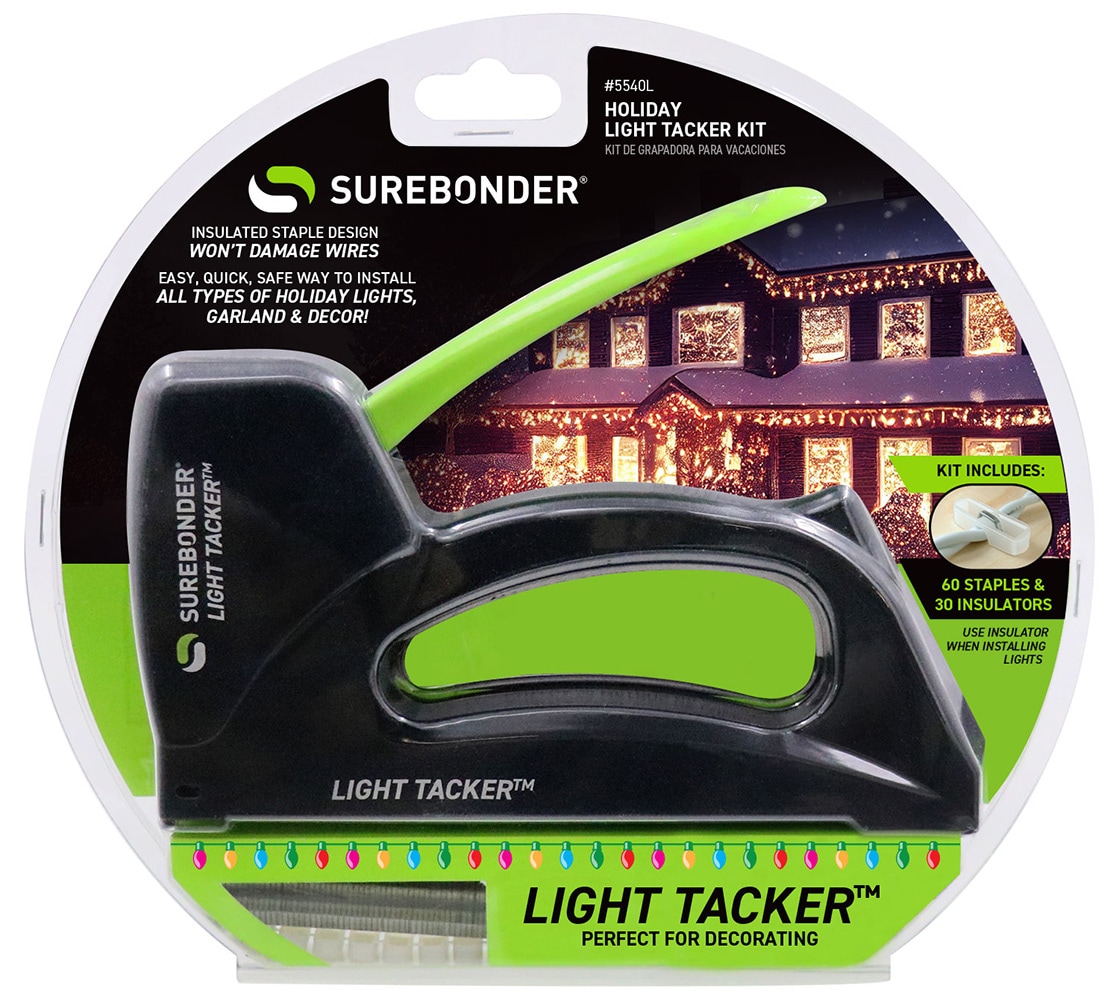 SUREBONDER Holiday Light Tacker Heavy Duty, Insulated, Medium, Manual Staple Gun - Image 1